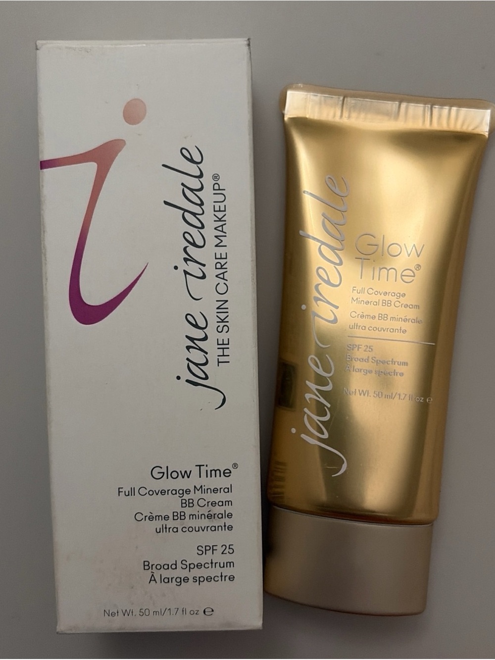 BB1- jane iredale Glow Time Full Coverage Mineral BB Cream-SPF 25